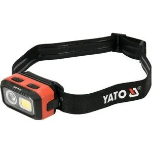 YATO pealamp 500 lm, IP54, aku- ja patareitoitega