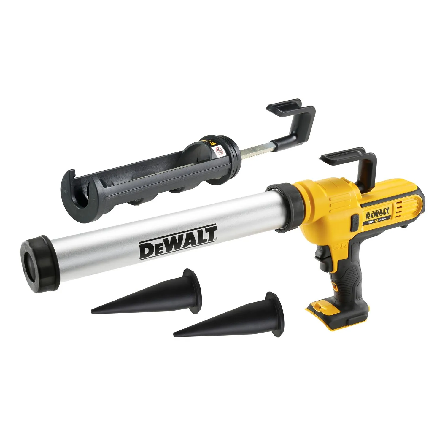 DeWalt silikona pistole DCE581N-XJ bez akumulatora un lādētāja