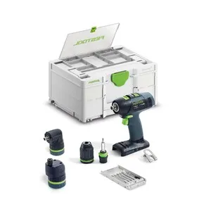 Festool akutrell-kruvikeeraja T 18+3 Basic-Set, ilma aku ja laadijata