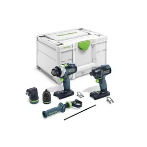 Festool akutööriistade komplekt TID 18 Basic-Set TPC 18/4, ilma aku ja laadijata