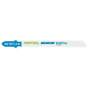 Festool tikksaetera terasele / roostevaba terasele HS 75/1,2 BI/5 5 tk
