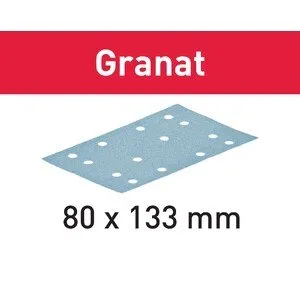 Festool Sandpaper Granat STF 80 x 133 mm