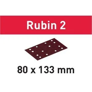 Festool Sandpaper Rubin 2 STF 80X133 - 50 pcs