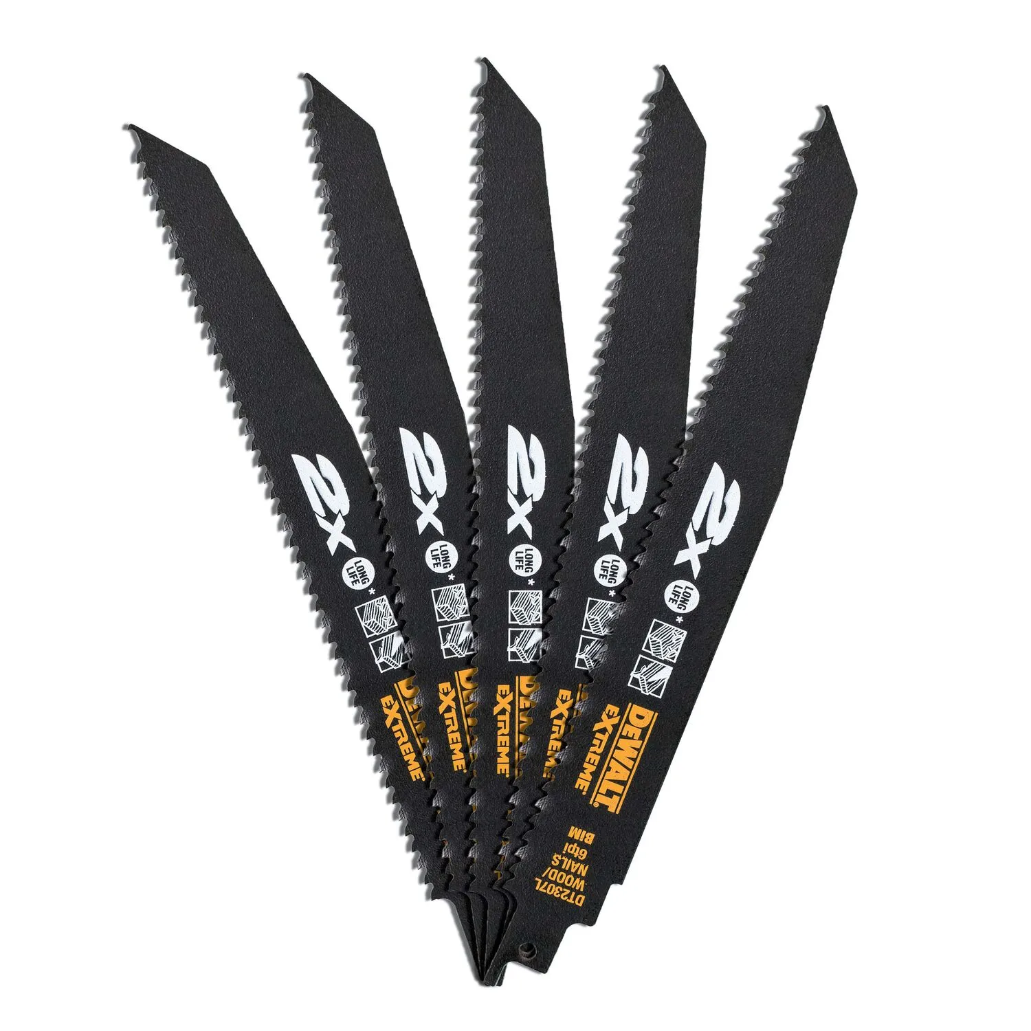 DeWalt otssae terad Extreme 228 x 4,2 mm, BiM - 5 tk