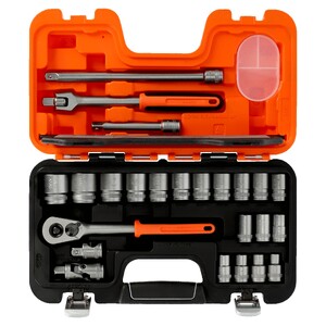 Galinių raktų komplektas Bahco 1/2" 10-32 mm, 24 dalių