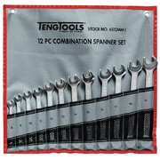 Lehtsilmusvõtmete komplekt Teng Tools 6512MM1 8-19 mm, 12-osaline