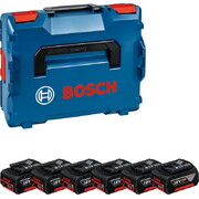 Aku Bosch GBA 18V 6 x 4,0 Ah + L-Boxx