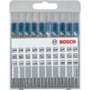 10-osaline Boschi tikksaeterade komplekt Basic for Metal