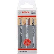 Tikksaeterade komplekt Bosch Wood, 15-osaline
