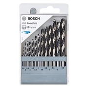 13-osaline Bosch HSS PointTeQ, DIN 338 metallipuuride komplekt