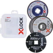 Lõike- ja lihvketaste komplekt Bosch X-LOCK Starter Kit 125 mm, 5-osaline