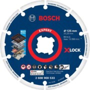 Lõikeketas Bosch EXPERT Diamond Metal Wheel X-LOCK 125 × 22,23 mm