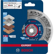 Teemantlõikeketas Bosch EXPERT MultiMaterial X-LOCK 115 × 22,23 × 2,4 × 12 mm