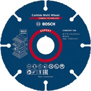 Lõikeketas Bosch EXPERT Carbide Multi Wheel 115 x 22,23 mm - 10 tk