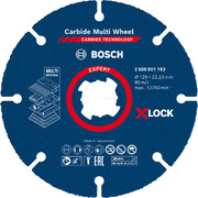 Lõikeketas Bosch EXPERT Carbide Multi Wheel X-LOCK 125 x 22,23 mm - 10 tk