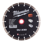 Teemantlõikeketas Milwaukee DU 230 x 22,23 mm