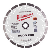 Teemantlõikeketas Milwaukee HUDD 230 x 22,23 mm