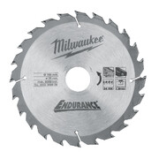 Saeketas puidule Milwaukee 165 x 30 x 1,8 mm, 24 hammast