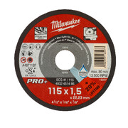 Lõikeketas Milwaukee PRO+ INOX 115 x 22,23 x 1,5 mm