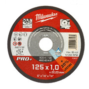 Lõikeketas Milwaukee PRO+ INOX 125 x 22,23 x 1 mm