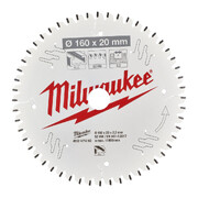 Saeketas puidule Milwaukee 160 x 20 mm, 52 hammast