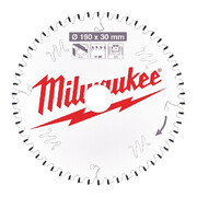 Saeketas alumiiniumile Milwaukee 190 x 30 mm, 54 hammast