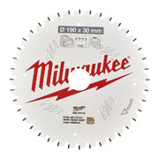 Saeketas puidule Milwaukee 190 x 30 x 2,4 mm, 40 hammast