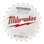 Saeketas puidule Milwaukee 184 x 15,87 mm, 24 hammast