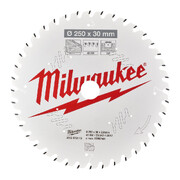 Saeketas puidule Milwaukee 250 x 30 x 2,8 mm, 40 hammast