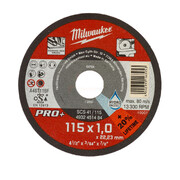 Lõikeketas Milwaukee PRO+ INOX 115 x 22,23 x 1 mm - 10 tk