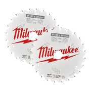 Saeketas puidule Milwaukee 190 x 30 x 1,6 mm, 24 hammast - 2 tk