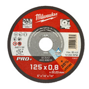 Lõikeketas Milwaukee PRO+ INOX 125 x 22,23 x 0,8 mm