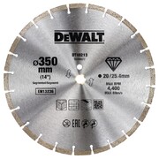 Teemantlõikeketas DeWalt 350 x 7 x 25,4/20 mm