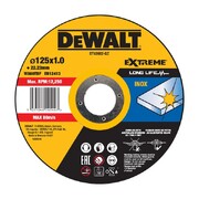 Lõikeketas DeWalt Extreme 125 x 1,0 x 22,23 mm INOX