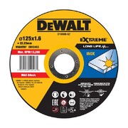 Lõikeketas DeWalt Extreme 125 x 1,6 x 22,23 mm INOX