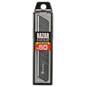 Tajima murtav varutera LCB50RB "RAZAR BLACK", 18mm, 50 tk.