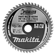 Makita saeketas 136x20x1,6 mm 50T 0° ALU