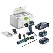 Festool akulööktrell-kruvikeeraja QUADRIVE TPC 18/4 5,0/4,0 I-Set