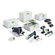 Festool akutööriistade komplekt HKC 55/TPC 18/AGC 18/TB M 137