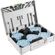 Festool lihvketaste komplekt Systainer³ Granat SYS-STF D125 GR-Set