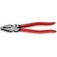 Pildil on Knipex suure jõuga kombineeritud näpitsad pikkusega 225 mm, millel on punased käepidemed.