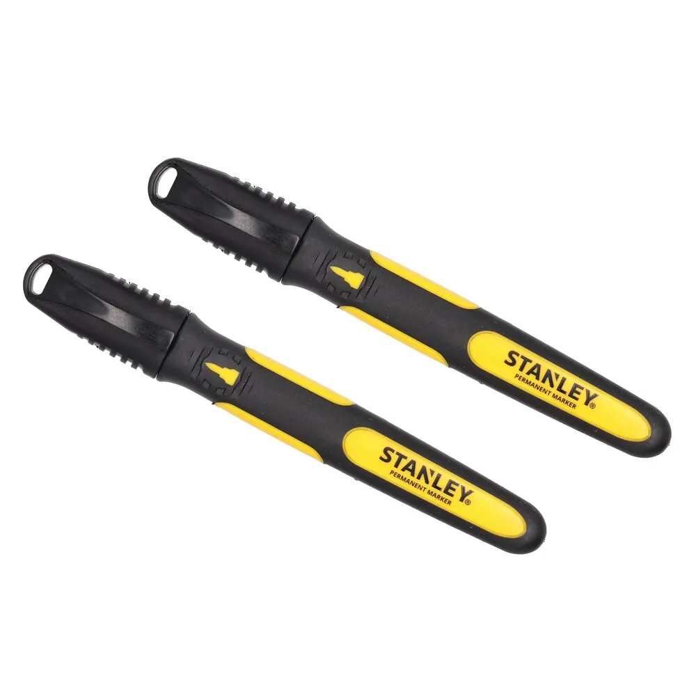 Stanley marker FATMAX, black, round tip 2 pcs