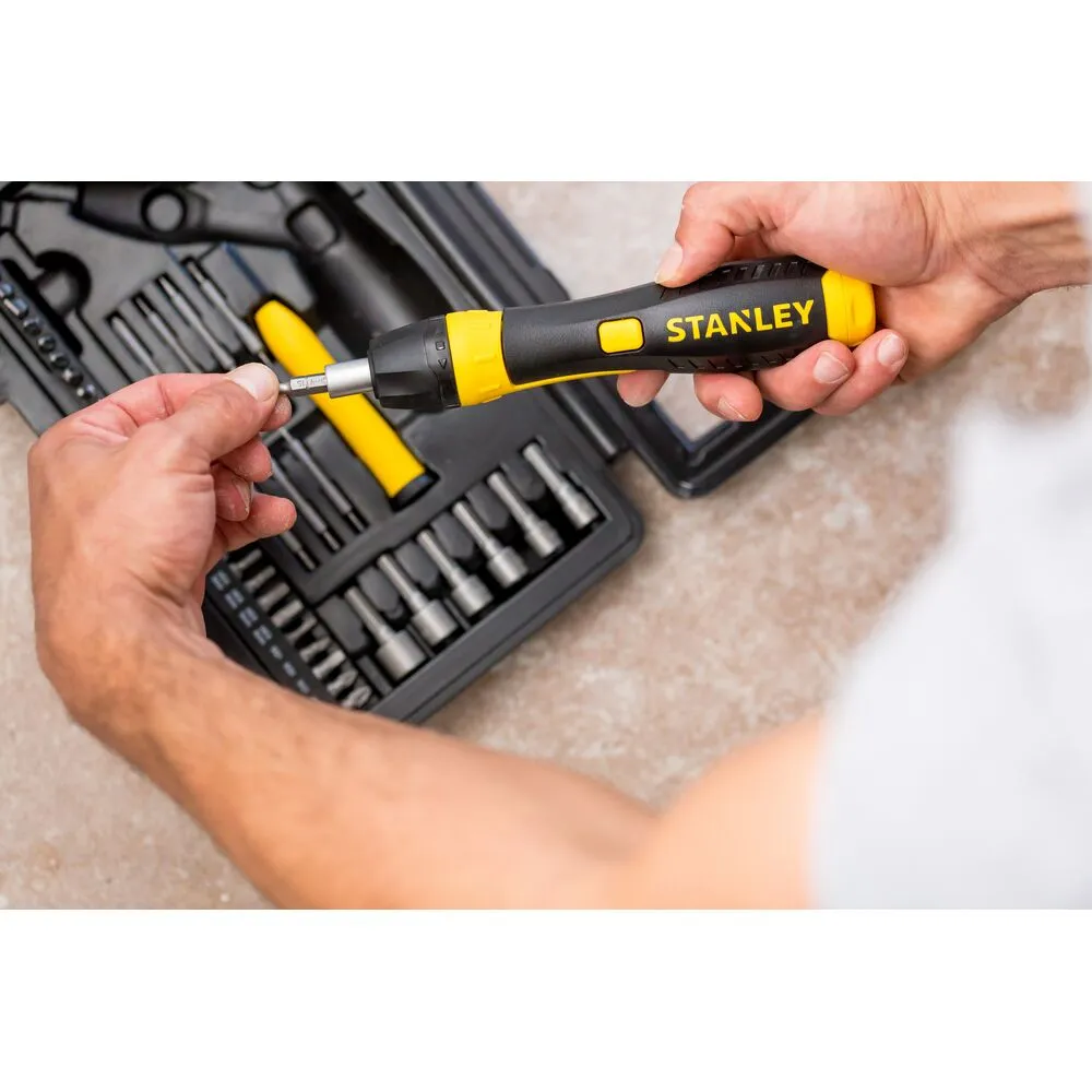 Stanley bit screwdriver set, with ratchet, 40-piece