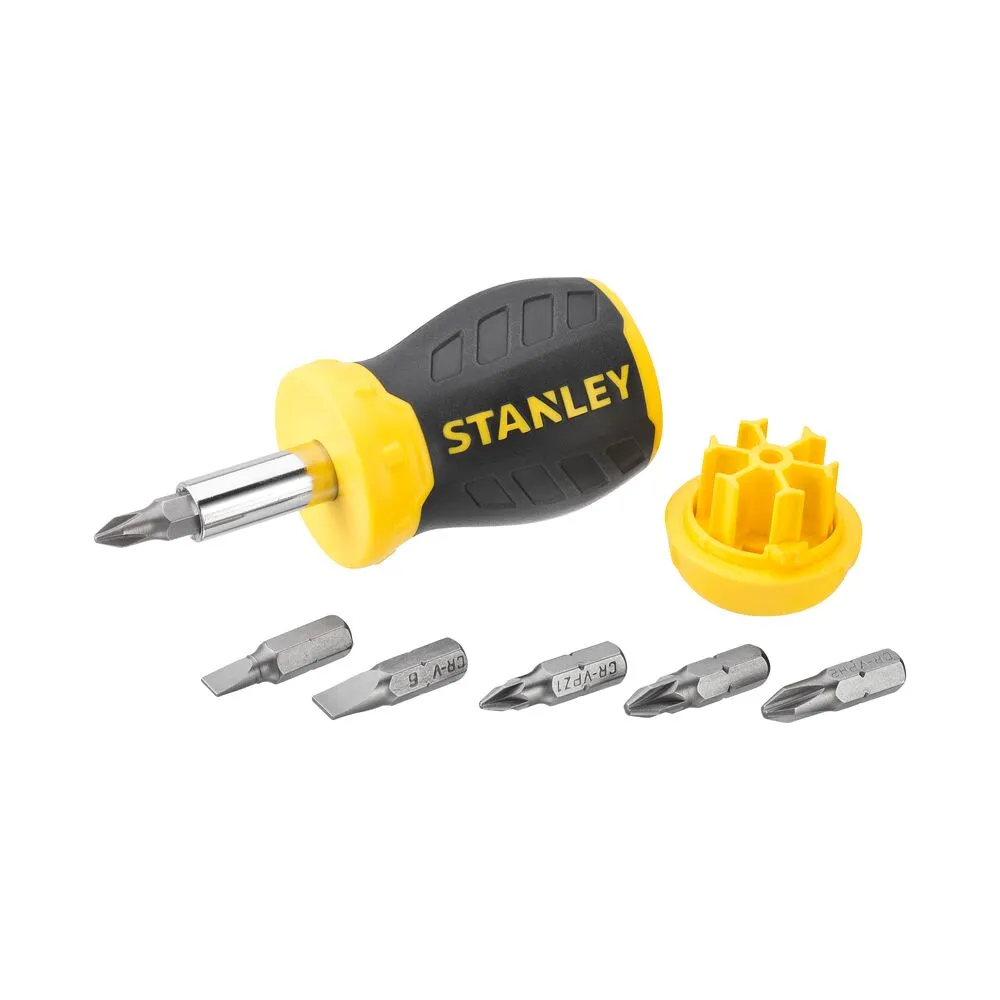 Отвертка с насадками Stanley + 6 насадок