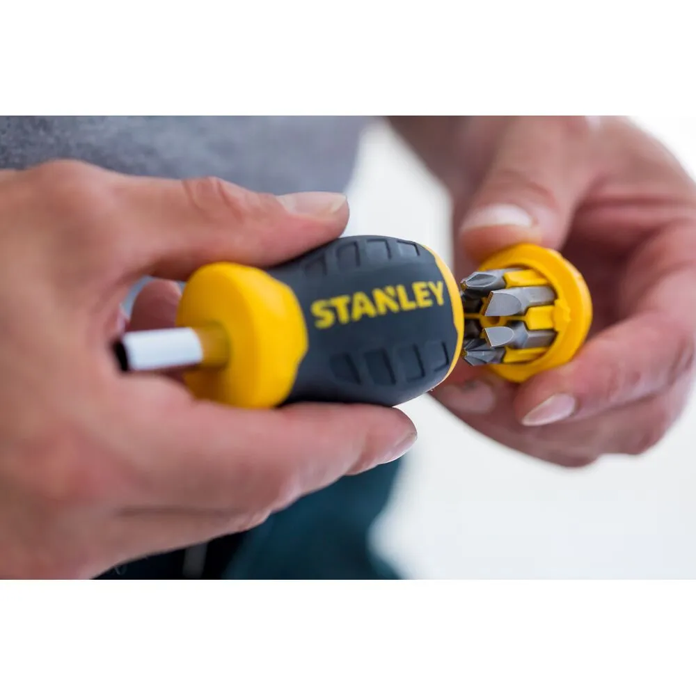 Отвертка с насадками Stanley + 6 насадок