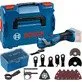 Bosch daugiafunkcis įrankis GOP 18V-34 + L-Boxx + priedai, be akumuliatoriaus ir įkroviklio