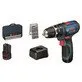 Bosch аккумуляторная ударная дрель-шуруповерт GSB 12V-15 + сумка + набор бит