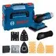 Bosch akumuliatorinis ekscentrinis šlifuoklis GSS 12V-13 + L-Boxx, be akumuliatoriaus ir įkroviklio