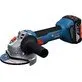 Bosch akumulatora leņķa slīpmašīna GWS 18V-8 2 x 4,0 Ah