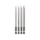 KWB Torque bit set 4-10 x 100 mm 4-piece